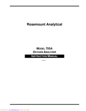 Rosemount 755A Instruction Manual