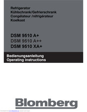 Blomberg DSM 9510 A++ Operating Instructions Manual