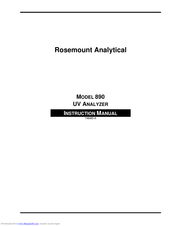 Rosemount 890 Instruction Manual