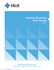 Longer 3D minione User Manual