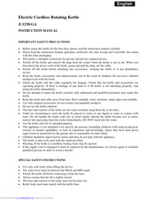 Sapirhome Z-1230-GA Instruction Manual