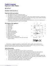 Sapirhome SP-1171-E Instruction Manual