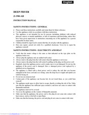 Sapirhome Z-1980-AD Instruction Manual
