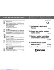 Conrad 61 03 68 Operating Instructions Manual