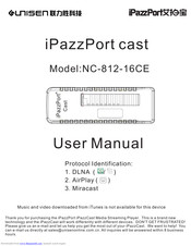 Unisen iPazzPort Cast NC-812-16CE User Manual