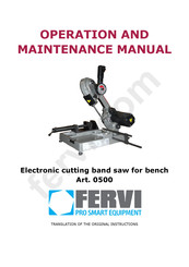 Fervi 0500 Translation Of The Original Instructions