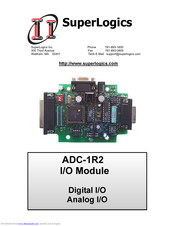 SuperLogics ADC-1R2 Manual