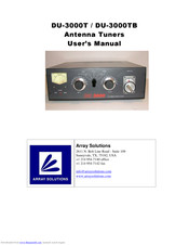 ARRAY SOLUTIONS DU-3000TB User Manual
