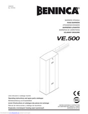Beninca VE.500 Operating Instructions And Spare Parts Catalogue