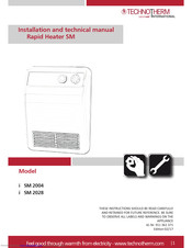 Technotherm SM 2004 Installation And Technical Manual
