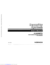 ADEMCO Vista 4140XMPT User Manual
