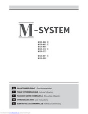 M-system MKK - 901 IX User Instructions