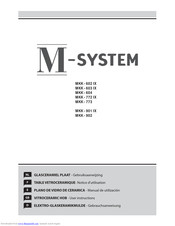 M-system MKK - 772 IX User Instructions