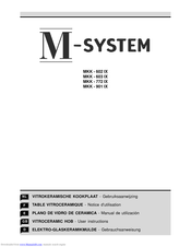 M-system MKK - 772 IX User Instructions