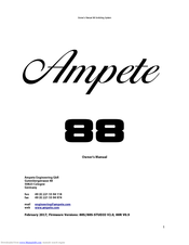 Ampete 88 Owner's Manual