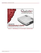 Epygi QUADRO FXO Administrator's Manual