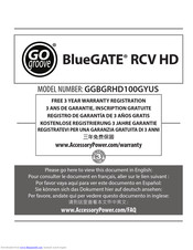 GOgroove GGBGRHD100GYUS User Manual