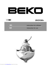 Beko BKEX386+ Instructions For Use Manual
