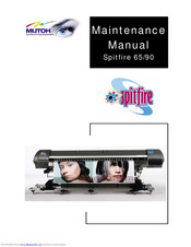 MUTOH spitfire 90 Maintenance Manual