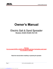 Arctic AG8E Owner's Manual