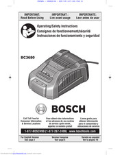 Bosch BC3680 Manuals ManualsLib