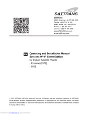 Sattrans wi-fi commstation Operating And Installation Manual