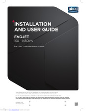 IDEAL evojet Installation And User Manual