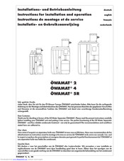 Beko OWAMAT 5R Instructions For Installation And Operation Manual