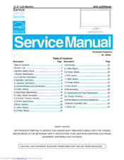 AOC e2250Swda Service Manual