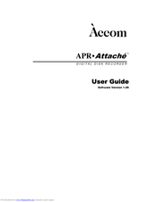 Accom APR Attache User Manual