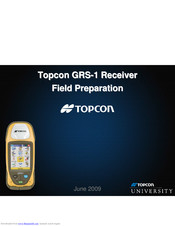 Topcon GRS-1 Manual