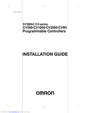 Omron SYSMAC CVM1 Installation Manual