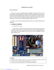 TBS technologies TBS6704 User Manual