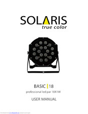 Solaris basic 18 User Manual