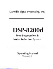 Danville Signal Processing DSP-8200d Operating Manual