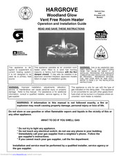 Hargrove Woodland Glow Operation And Installation Manual