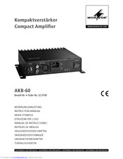 Monacor AKB-60 Instruction Manual