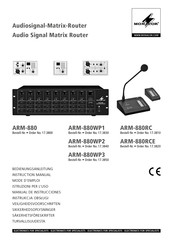 Monacor ARM-880WP1 Instruction Manual