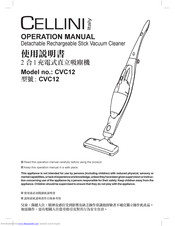 Cellini CVC12 Operation Manual