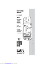Klein Tools CL3200 Instruction Manual