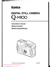 Konica Minolta Q-M100 Instruction Manual