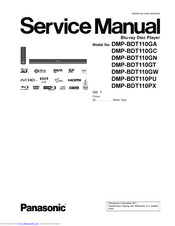 Panasonic DMP-BDT110PX Service Manual