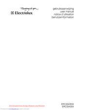 Electrolux ERC33430W User Manual