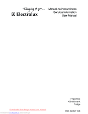 Electrolux ERE 39391 W8 User Manual