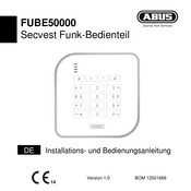 Abus FUBE50000 Installation And Operating Instructions Manual
