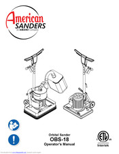 American Sanders OBS-18 Operator's Manual