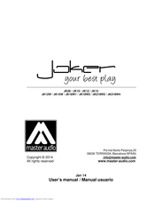 Master audio JK15W User Manual
