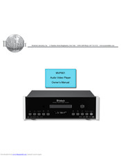 McIntosh MVP901 Owner's Manual