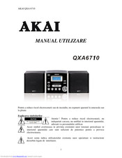 Akai QXA6710 Operator's Manual
