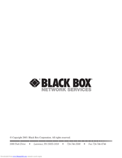 Black Box 39967 User Manual